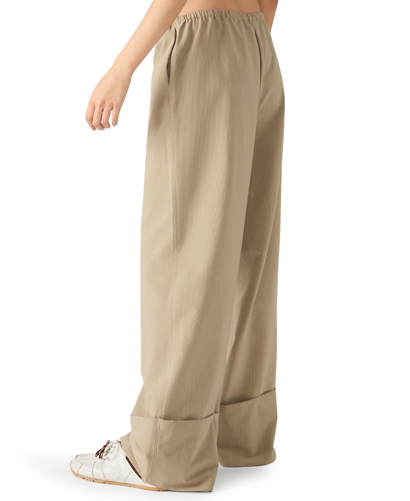 Steve Madden Women's Idra Long Casual Pull-On Pants