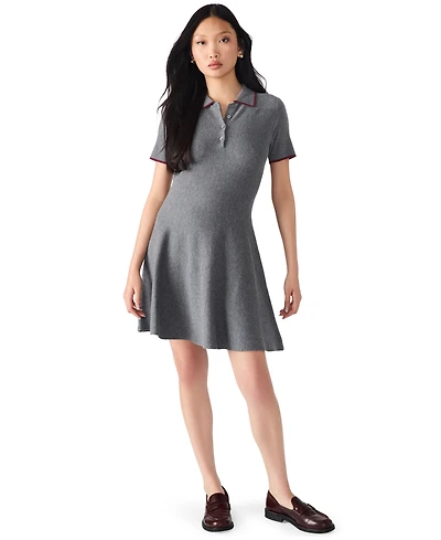 Steve Madden Women's Kristin Short Sleeve Sweater Dress