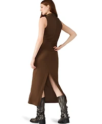 Steve Madden Women's Mo Mock Neck Midi Dress