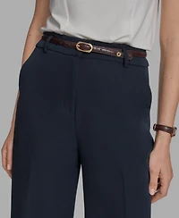 Bcbg Women's Belted Wide-Leg Pants
