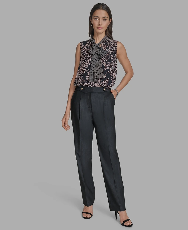 Bcbg Women's Denim Straight Leg Pants