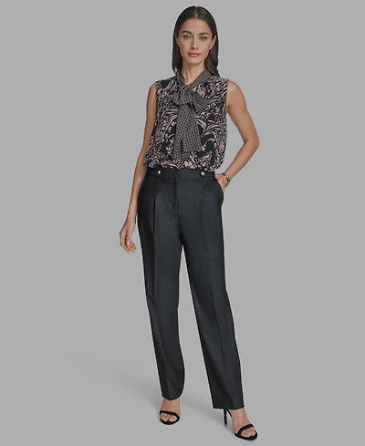 Bcbg Women's Denim Straight Leg Pants