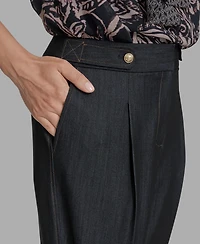 Bcbg Women's Denim Straight Leg Pants