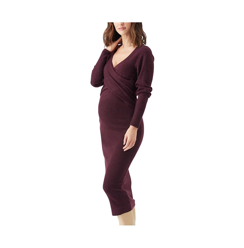 Ripe Maternity Maternity Ripe Heidi Nursing Knit Dress