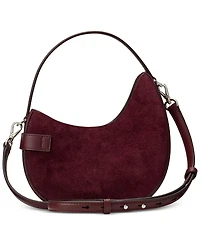 Lauren Ralph Suede Mini Tasha Crossbody Bag