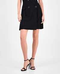 Sam Edelman Women's Sleeveless Pleated Blazer Dress