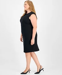 Kasper Plus Sleeveless Sheath Dress