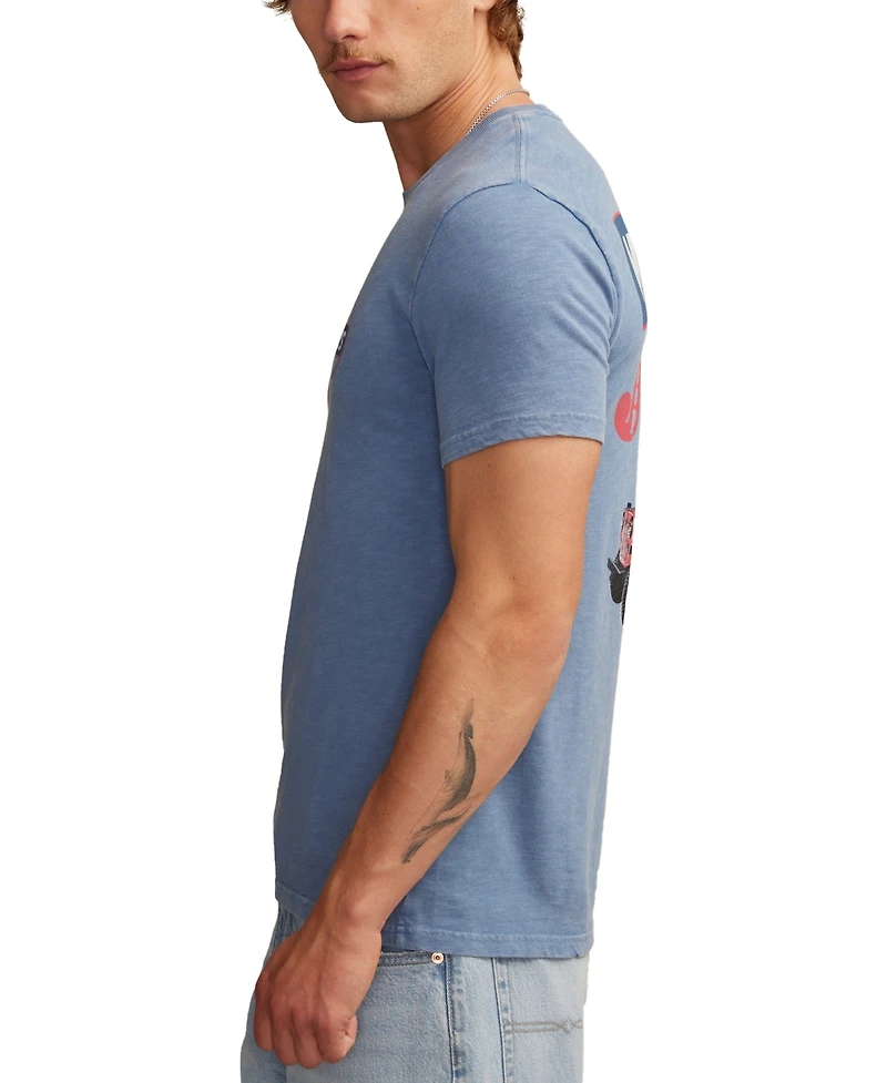 Lucky Brand Men's Short Sleeve Jeep Willys Graphic T-Shirt