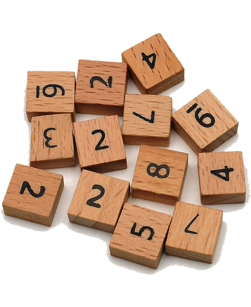 We Games Wooden Sudoku Board with Storage Slots in Walnut Stain