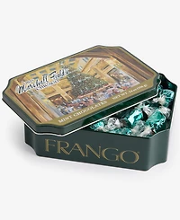 Frango Chocolates Marshall Field's Holiday Walnut Room Tin Milk Mint Chocolates, 14 Oz