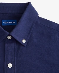 Club Room Men's Long-Sleeve Solid Cotton Flannel Shirt, Macy's Exclusive