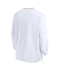 Nike Men's White Usc Trojans 2024 Sideline Pullover Windshirt