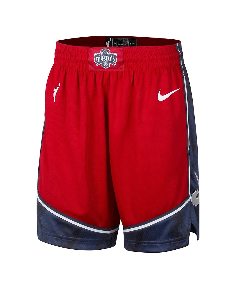 Nike Women's Red Washington Mystics On-Court Victory Performance Shorts