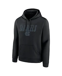 Fanatics Men's Black North Carolina Tar Heels Blackout Pullover Hoodie
