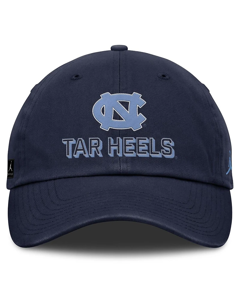 Jordan Men's Navy North Carolina Tar Heels 2025 On-Field Club Adjustable Hat