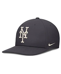 Nike Men's Anthracite New York Mets Statement Pro Snapback Hat