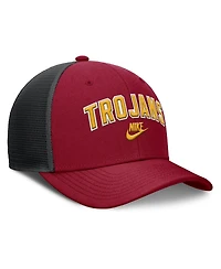 Nike Men's Cardinal/Black Usc Trojans Legacy Arch Rise Performance Trucker Adjustable Hat