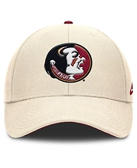 Nike Men's Natural Florida State Seminoles Rise Legacy Adjustable Hat