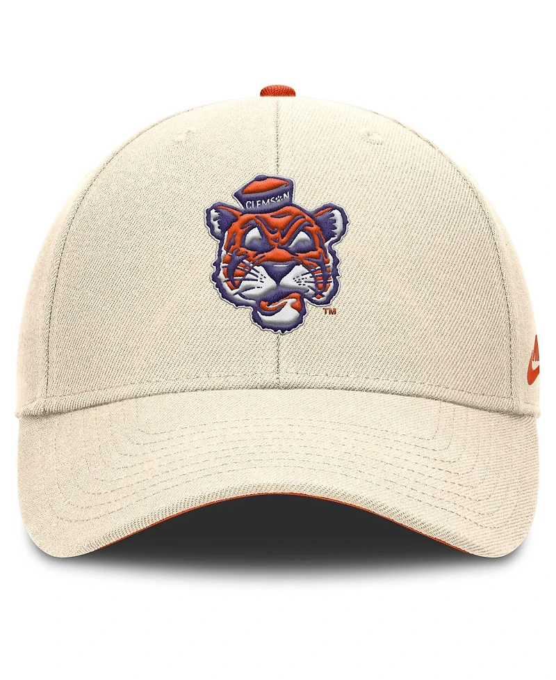 Nike Men's Natural Clemson Tigers Rise Legacy Adjustable Hat