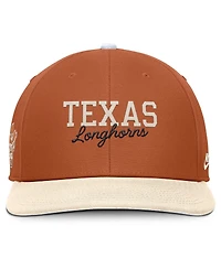 Nike Men's Texas Orange/Cream Texas Longhorns Pro Legacy Script Snapback Hat