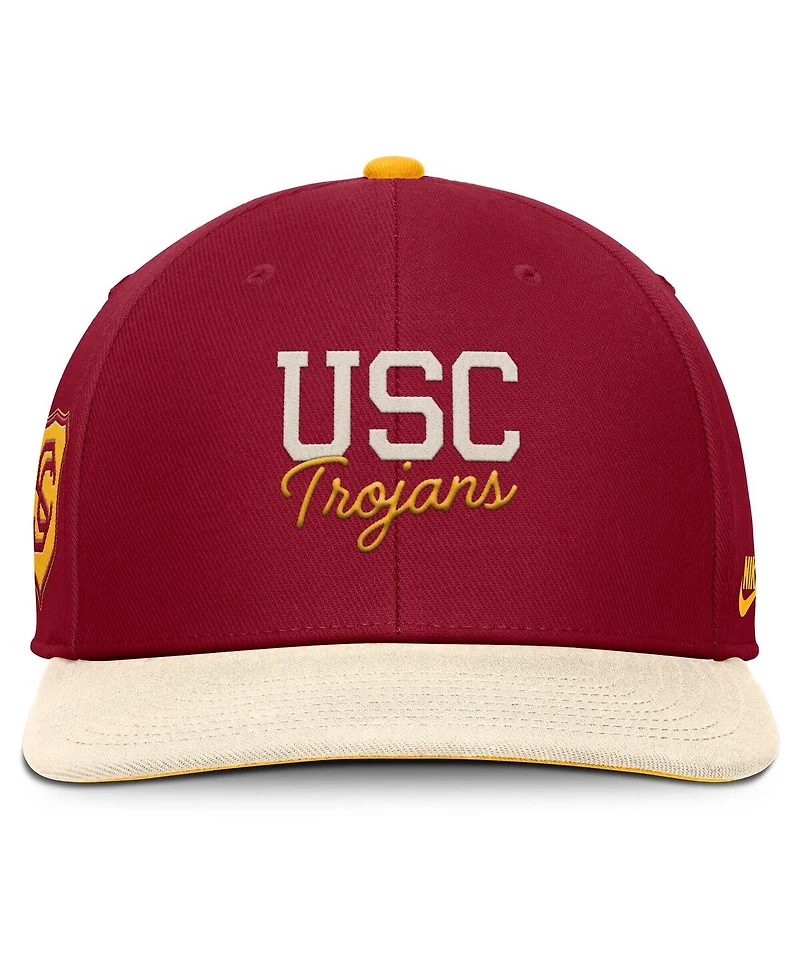 Nike Men's Cardinal/Cream Usc Trojans Pro Legacy Script Snapback Hat