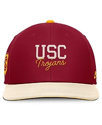 Nike Men's Cardinal/Cream Usc Trojans Pro Legacy Script Snapback Hat