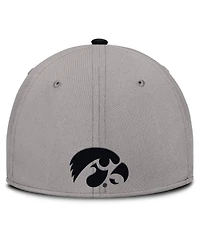 Nike Men's Gray Iowa Hawkeyes Rise Prep Performance Flex Hat