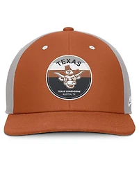 Nike Men's Texas Orange/Gray Texas Longhorns Prep Pro Performance Snapback Hat