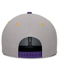 Nike Men's Purple/Gray Lsu Tigers Prep Pro Performance Snapback Hat