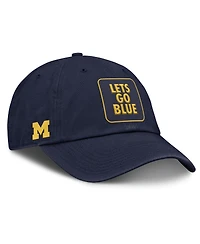 Jordan Men's Navy Michigan Wolverines Local Club Adjustable Hat