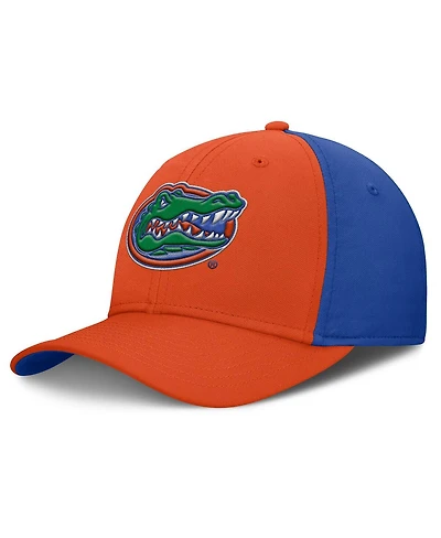 Jordan Men's Orange/Royal Florida Gators 2025 Sideline Rise Local Performance Flex Hat