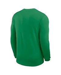 Nike Men's Green Oregon Ducks 2025 Sideline Coach Uv Performance Long Sleeve T-Shirt