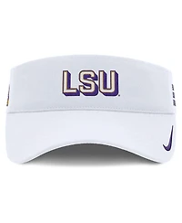 Nike Men's White Lsu Tigers 2025 On-Field Gameday Performance Ace Adjustable Visor Hat