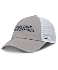 Nike Men's Gray Penn State Nittany Lions 2025 Gameday On-Field Club Adjustable Trucker Hat
