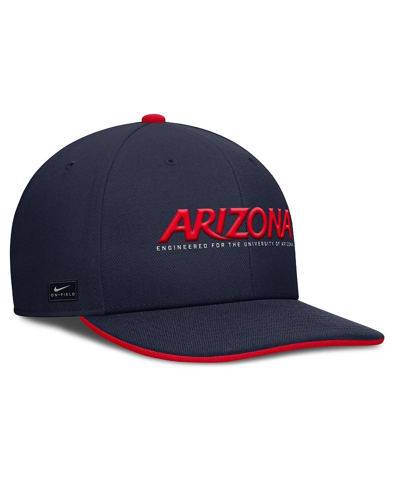 Nike Men's Navy Arizona Wildcats 2025 On-Field Pro Performance Adjustable Hat