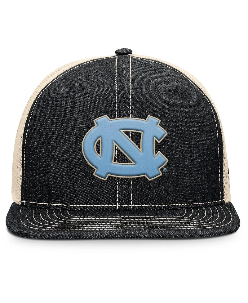 Fanatics Men's Black/Natural North Carolina Tar Heels Legend Trucker Snapback Hat