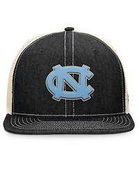 Fanatics Men's Black/Natural North Carolina Tar Heels Legend Trucker Snapback Hat