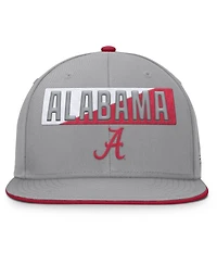Fanatics Men's Gray Alabama Crimson Tide Duo Snapback Hat