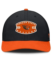 Fanatics Men's Black/Orange Oregon State Beavers Adapt Adjustable Trucker Hat