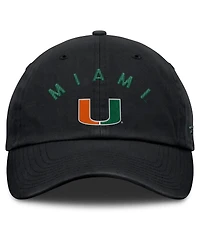 Fanatics Men's Black Miami Hurricanes Myth Adjustable Hat