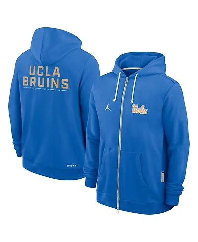 Jordan Men's Blue Ucla Bruins 2025 Sideline Performance Full-Zip Hoodie