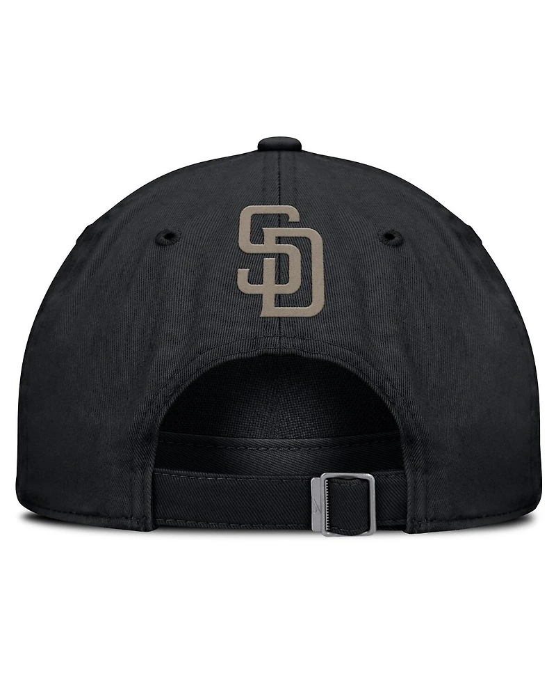 Nike Men's Black San Diego Padres Camo Pack Club Adjustable Hat