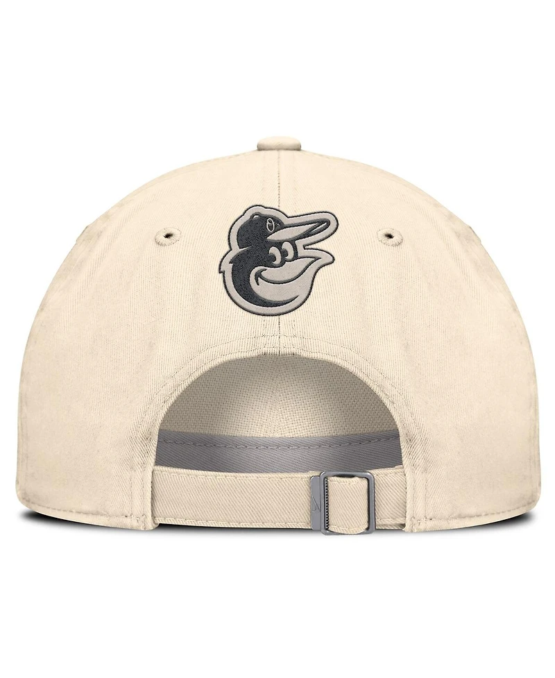 Nike Men's Natural Baltimore Orioles Camo Pack Club Adjustable Hat