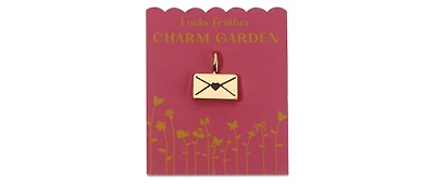 Lucky Feather Charm Garden - Gold - Love - Love Letter