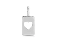 Lucky Feather Charm Garden - Silver - Love