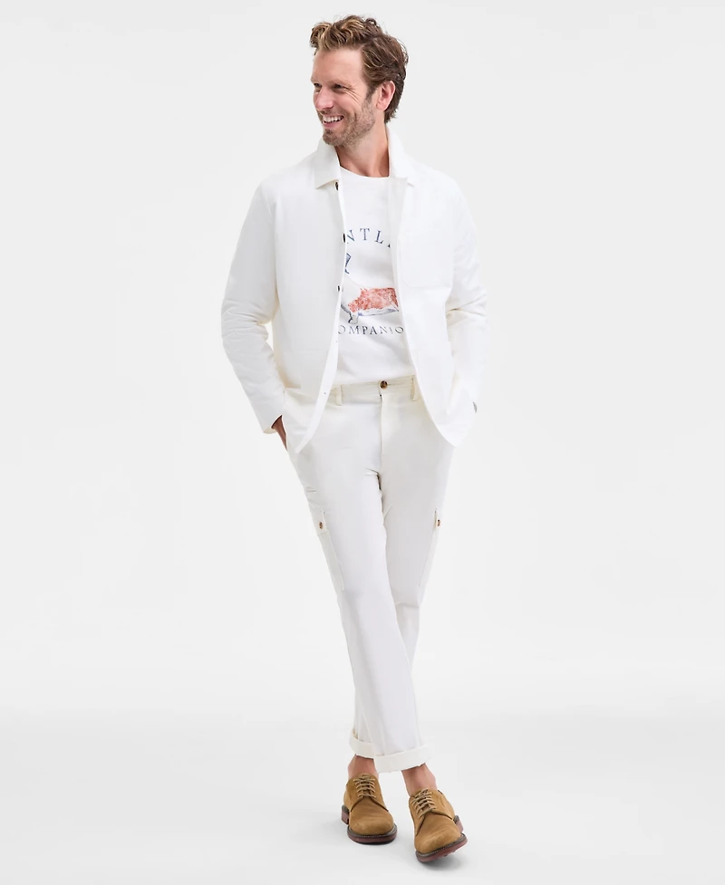 Club Room Men's Long Sleeve Button-Front Chore Jacket, Macy's Exclusive
