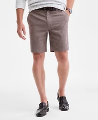 Club Room Men's Regular-Fit Checked Plaid 9" Shorts, Macy's Exclusive