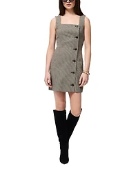 French Connection Women's Houndstooth Square-Neck Mini Dress