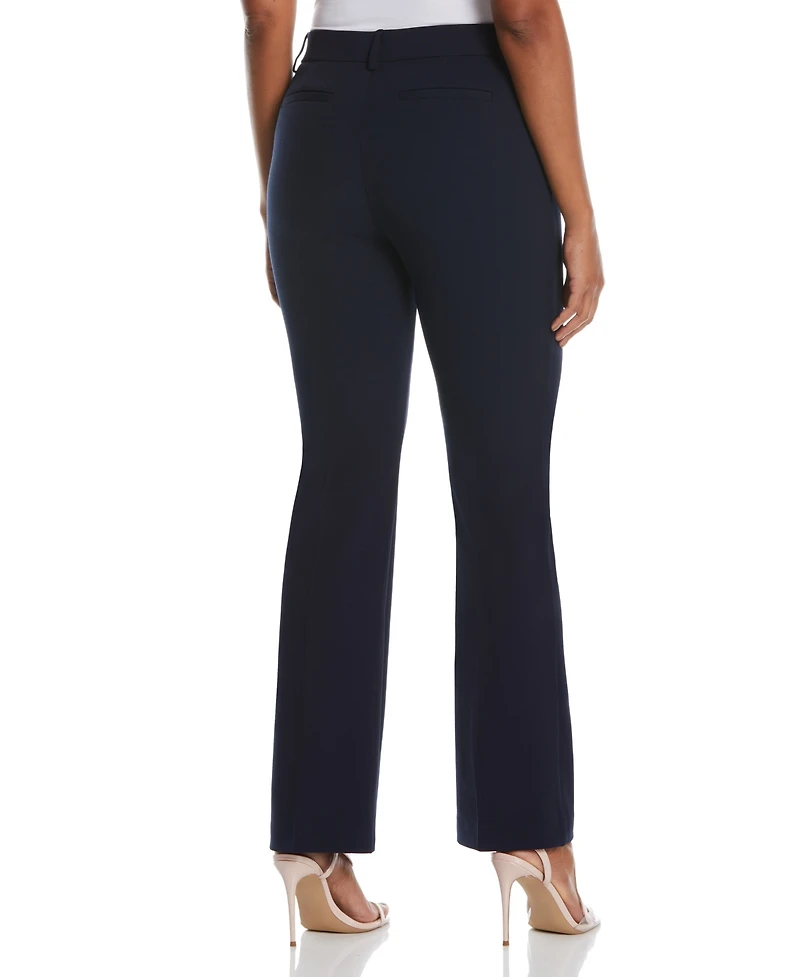 Rafaella Petite Stretch Pull On Classic Fit Crepe Pants
