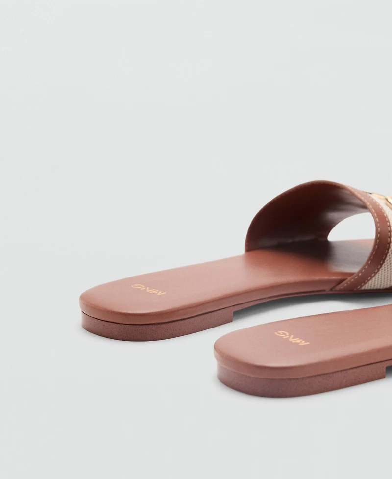 Mango Women's Buckle Strap Sandals